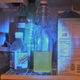 Mead brewed with a genetically engineered green fluorescent yeast that glows under a blacklight. IIMAGE: Josiah Zayner